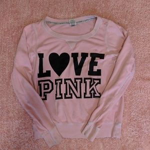 Victorias Secret Pink/ Long Sleeve Pink Sweater